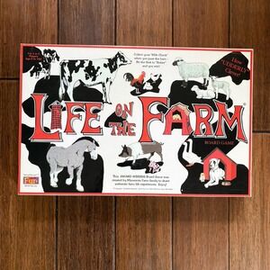 Life on the Farm Board Game Vintage Family Farm Animal Game We R Fun Inc